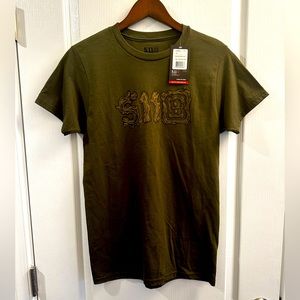 511 Tactical Military Green T-Shirt - Men’s size Small Short Sleeve - NWT
